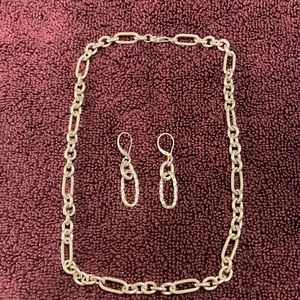 Necklace and earrings